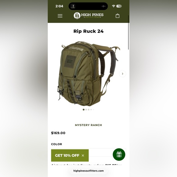 Mystery Ranch Rip Ruck backpack - Picture 3 of 6